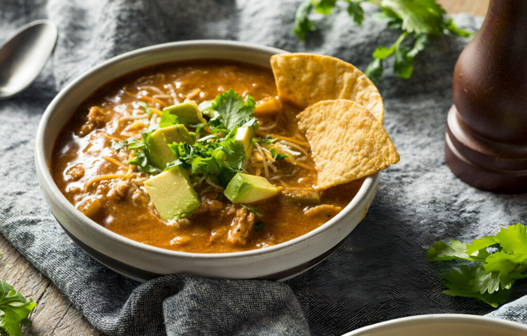 Crockpot Spicy Chicken Tortilla Soup Recipe
